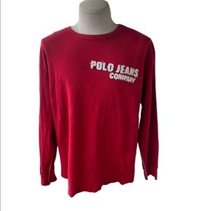 Polo Jeans Co. by Ralph Lauren waffle knit shirt.  Excellent condition.  Large.